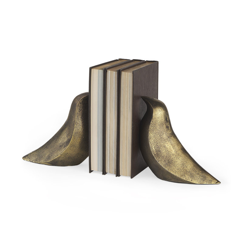 Rustic Aluminum Bookends
