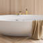 Robinet de baignoire romaine à fixation sur comptoir à deux poignées Kenya-81987389