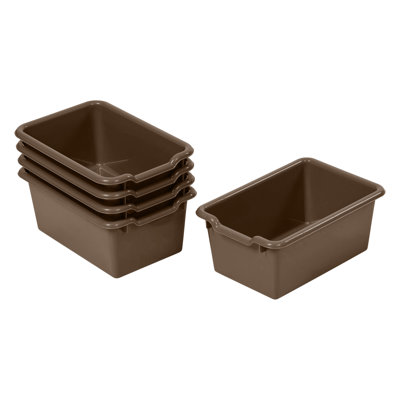 ECR4Kids Scoop Front Storage Bin, Multipurpose Organization, 30-Piece
