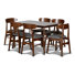 Caveney Wood Dining Set with Rectangle Table and Chairs