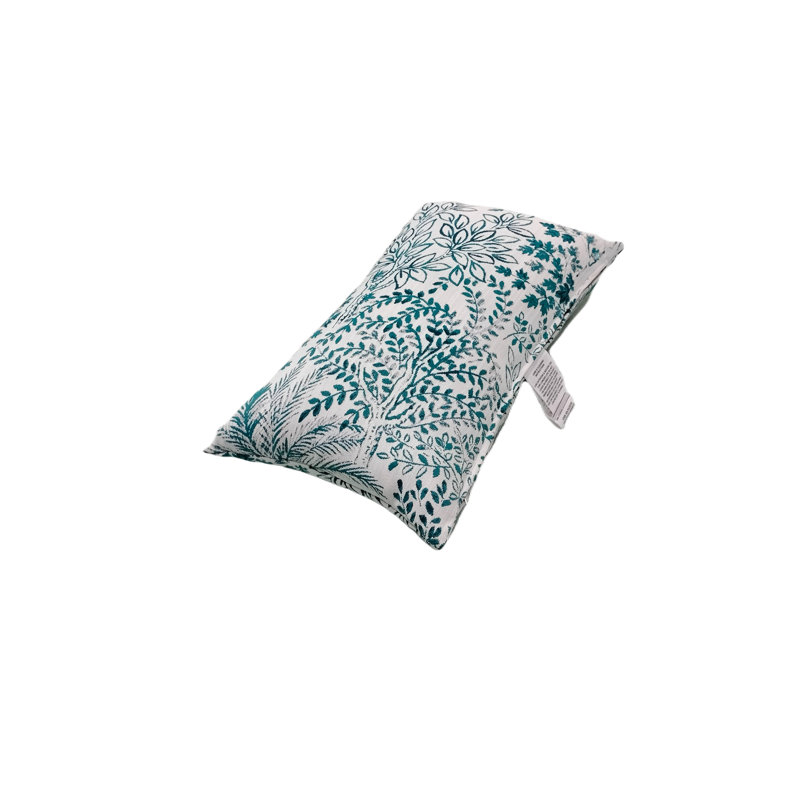 Liza Pillow Cover & Insert Rectangle in Blue/Green/Teal/White