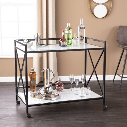 Wayfair | Chrome Bar Carts You'll Love in 2024