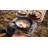 Like-it Iron Oven-Safe Pan with Stand for Kitchen and Outdoor