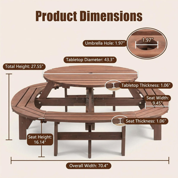 Dimensions du produit