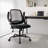 Ergonomic Mesh Home Office Chair with Armrests, Space-Saving Design and Steel Base-85464206-69795175