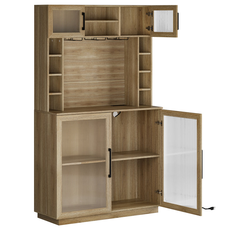 Pamplona 42'' Bar Cabinet, Brown
