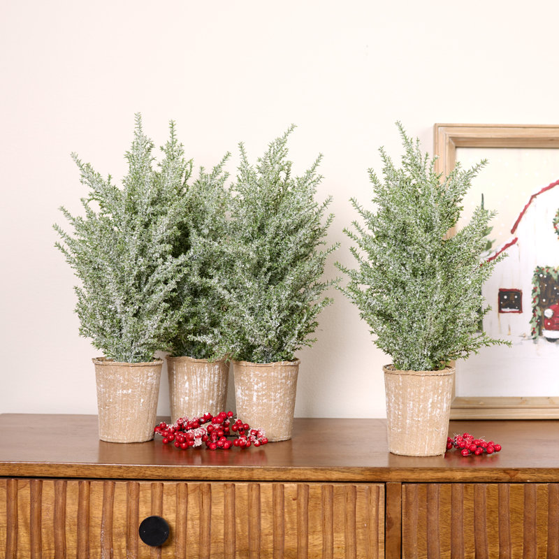 15'' Artificial Pine Plant in Pot