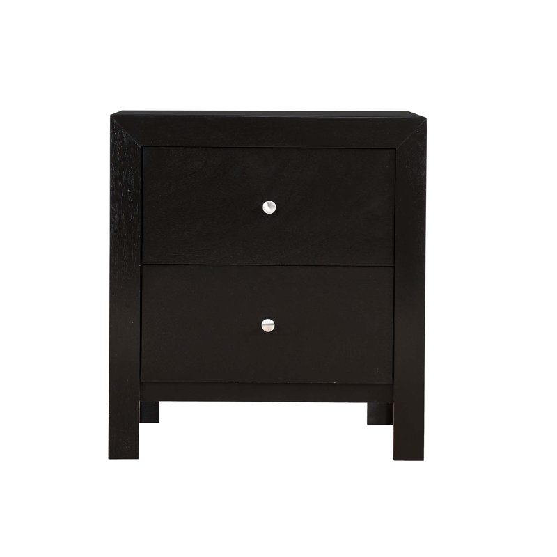 Practical Bedside Table For A Bedroom, Black
