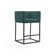 Upholstered Counter Stool with Metal Frame