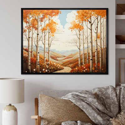 " Birch Woods Autumn Whispers I "