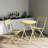 3 Piece Patio Bistro Set Of Foldable Round Table And Chairs-1981623625