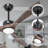52-inch Indoor Outdoor Ceiling Fan With Light And Remote Control, Dark Gray Wooden Blades, Silent Reversible Dc Motor, Lighted Memory, 6-speed Airflow For Bedroom/living Room And More!