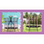 63" Kids Trampoline with Enclosure Net for Indoor, Pink