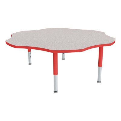 Table d'activités pour enfants à hauteur réglable avec roulettes