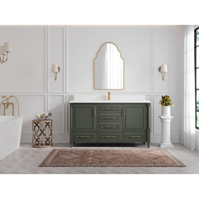 Ensemble de meuble-lavabo simple 60 po Aberdeen