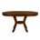 43.7"-59" Round Extendable Solid Wood Dining Table For 4-6 Person