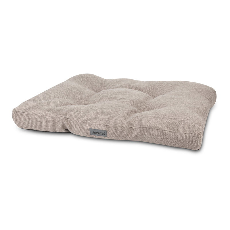 Scruffs Seattle - Luxury Dog Bed Mattress, Stone Grey, 14cm H x 100cm W x 70cm D