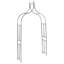 Garden Arch Dark Green 142x37x275 cm Iron