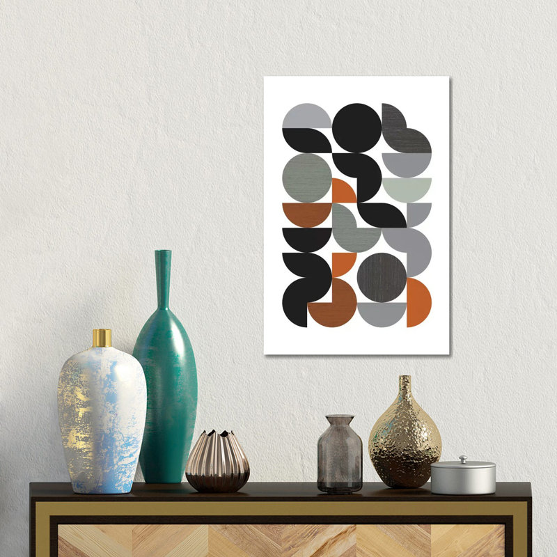 Circulate by Flatowl - Wrapped Canvas Gallery-Wrapped Canvas Giclée, 46cm H x 31cm W