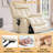 Breathable Leather Dual Motor Assist Power Lift Recliner Chair With Heating And Massage, Lay Flat Power Recliner For The Elderly-1216537717