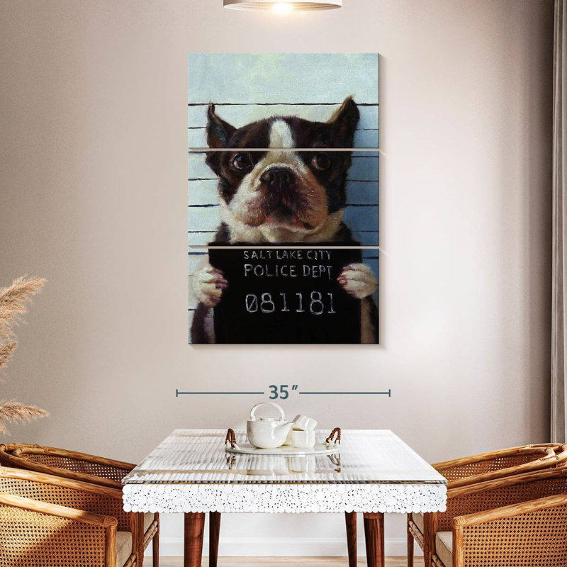 Mug Shot, 50" H x 32" W