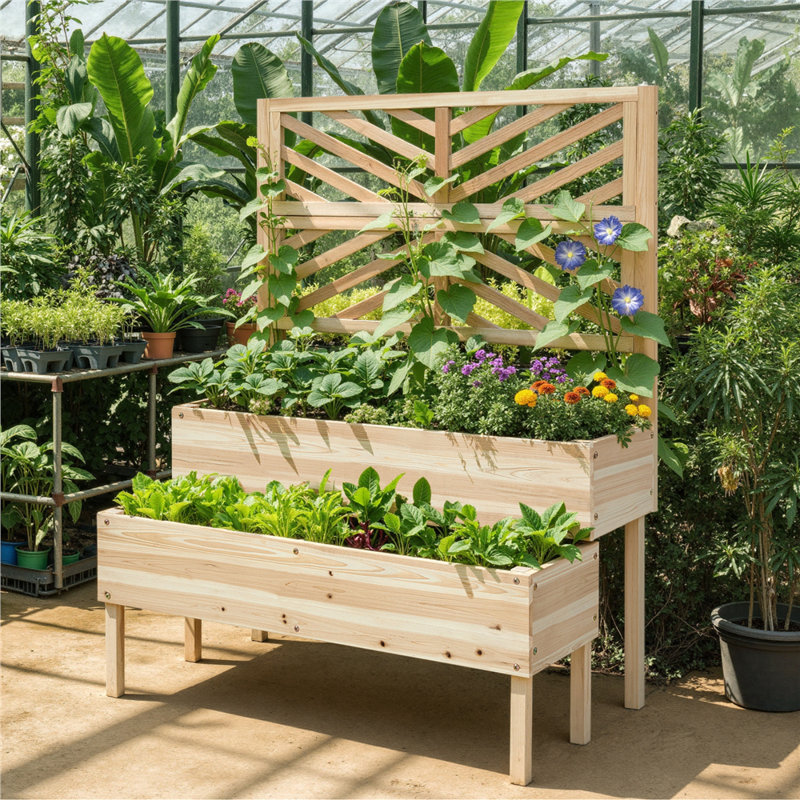 Wood Planter, Wood