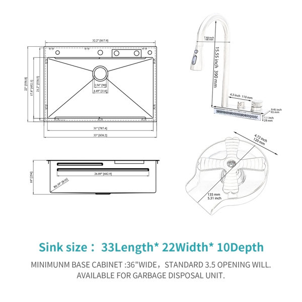 Dimensions du produit