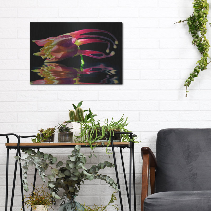 " Columbine Reflection " by Pamela Plummer, 12" H x 16" W