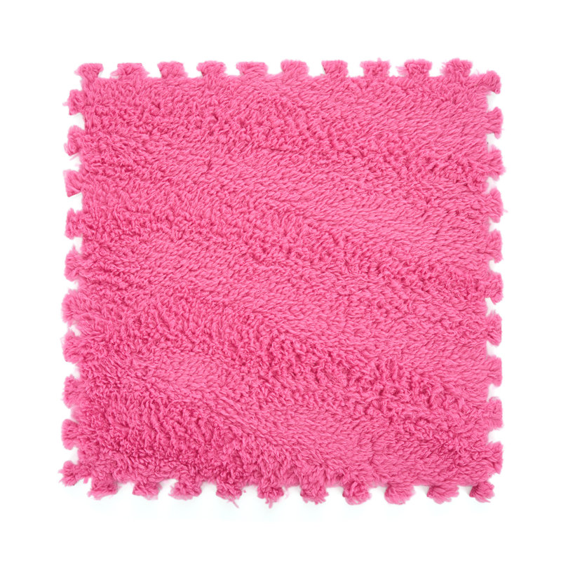 Square Felt Machine Tufted 30cm X 30cm Area Rug Set