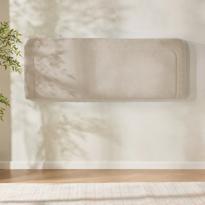 Chastelyne Upholstered Easy Assemble Wall Mounted Headboard