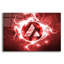 «Crypto Eclipse Avalanche Avax» par Epic Portfolio, art mural en verre acrylique-41595506