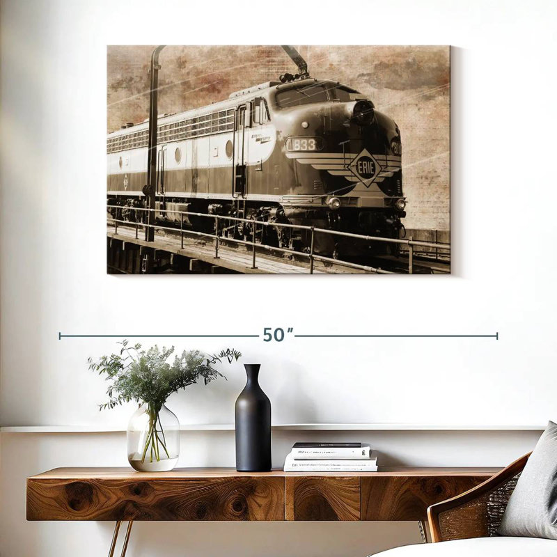 Mehar Erie Train, 26" H x 39" W