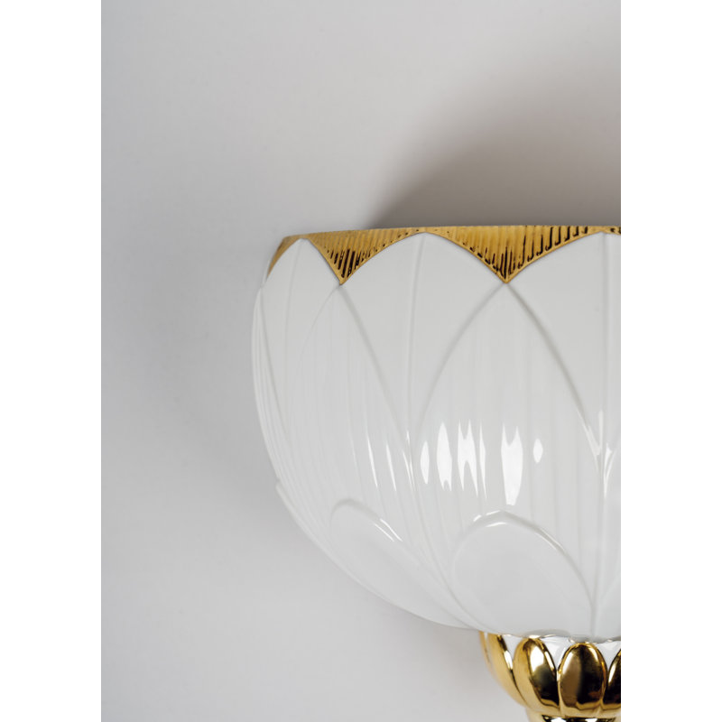 Ivy and Seed 1 - Light Gloss White/Gold Half Moon