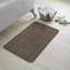 2 Piece Bathroom Rug Set Greek Key Pattern Bath Mat & Pedestal Mat Non Slip Rubber Back Soft Absorbent Mats-19840734