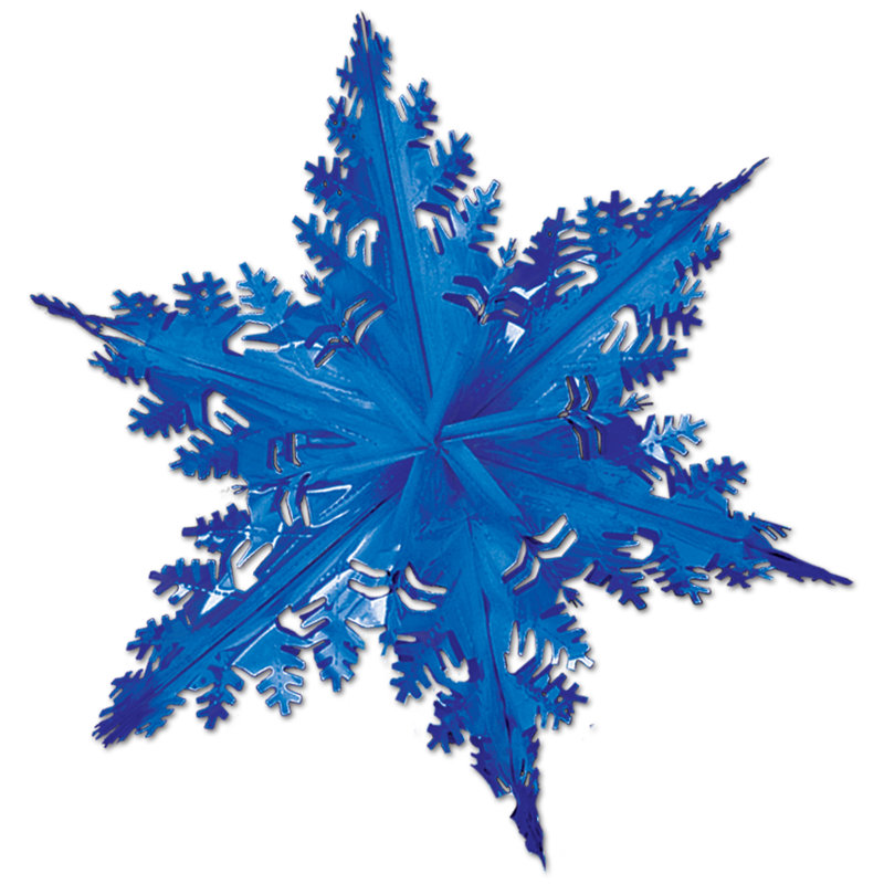 Flocon de neige winter/christmas, Bleu