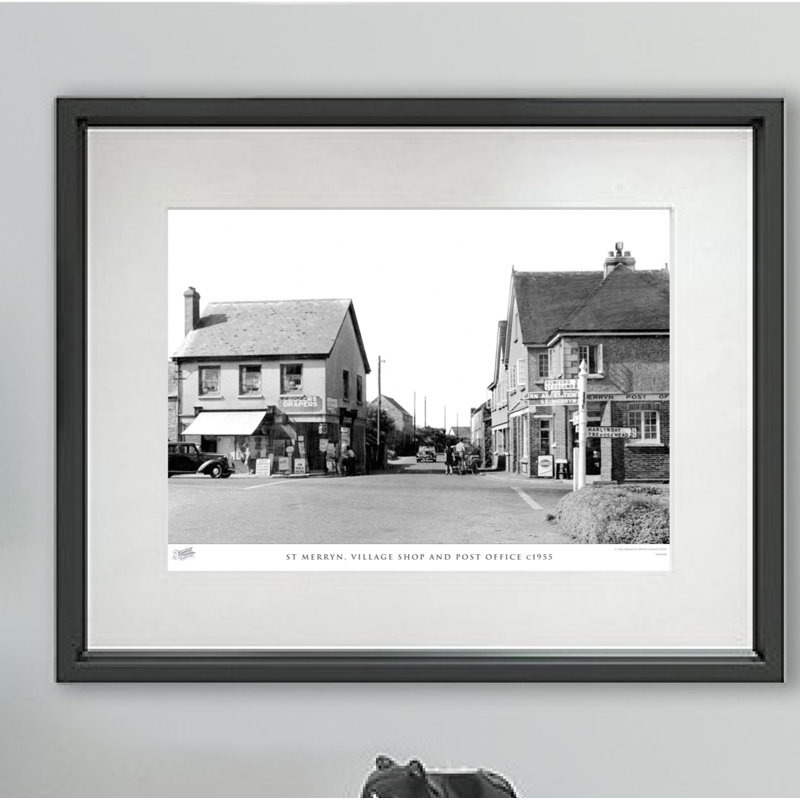 St Merryn, Village Shop And Post Office C1955 by Francis Frith - Single Picture Frame Print, 40cm H x 50cm W x 2.3cm D