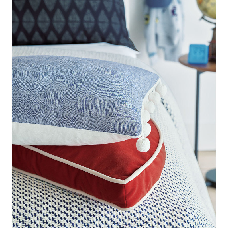 Uma Velvet Pillow Cover & Insert, Rust