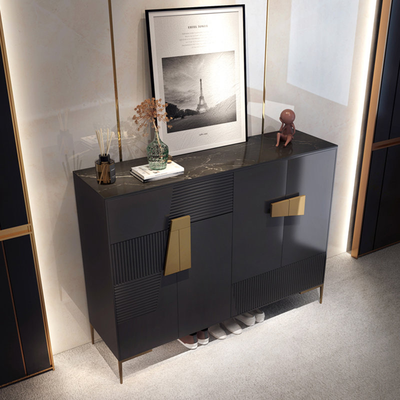 Modern Light Luxury Minimalist Shoes 24 Pair Shoe Storage Cabinet