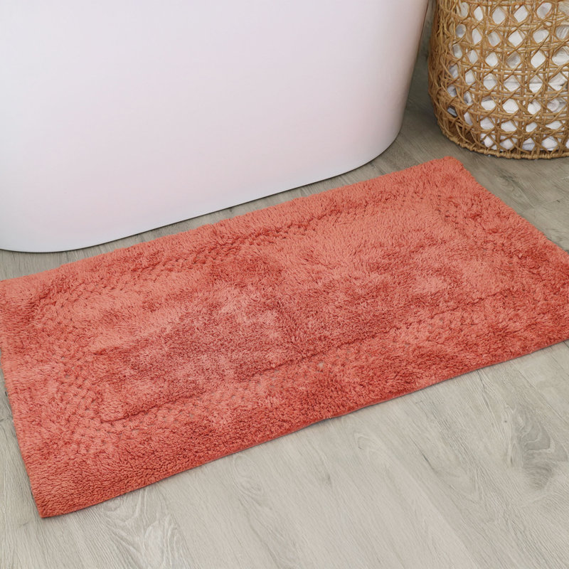 Antigona Soft Bath Rug, 24" W x 40" L, Coral