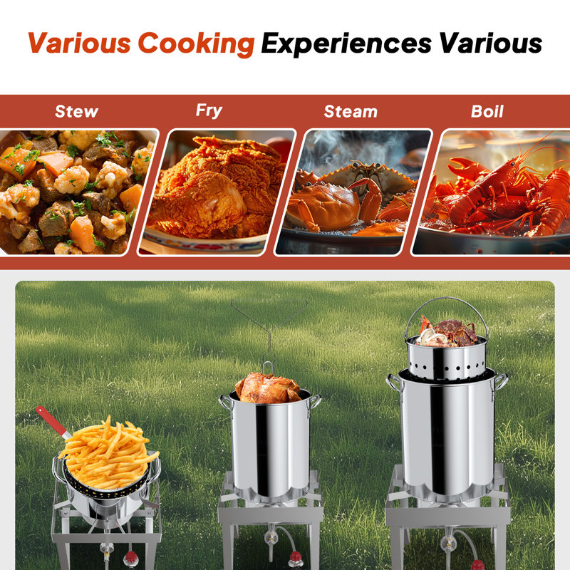 Stainless Steel Turkey Fryer Kit