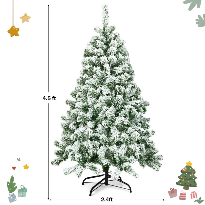 4.49' H Artificial Pine Christmas Tree