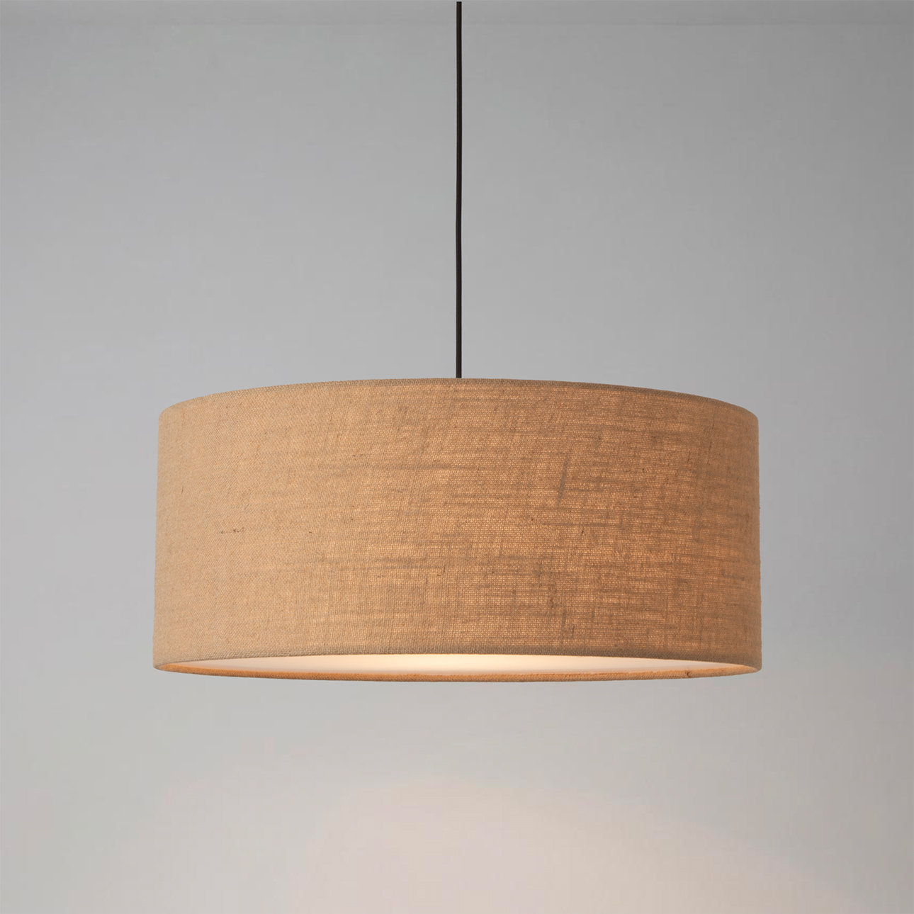 Pendant Kit Stretch Linen Single Pendant, Burlap