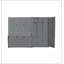 Grand lit escamotable mural avec placard, gris-1351773165