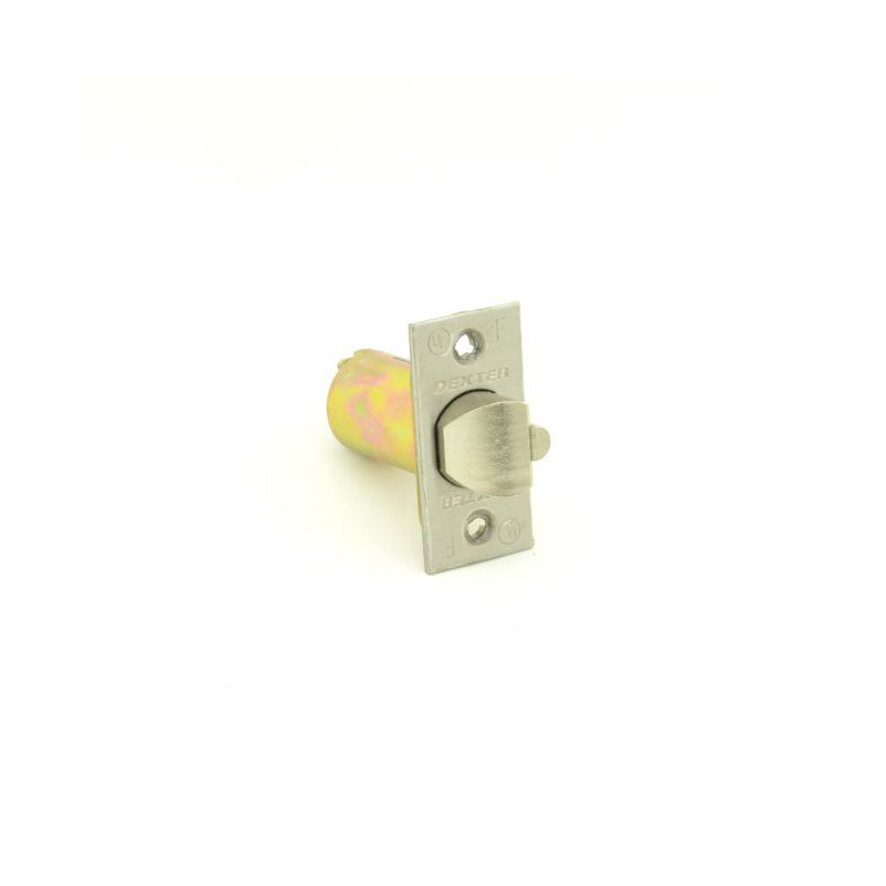 Deadlatch for Entry, 3.4" H x 3.8" W x 8.1" D, Satin Stainless Steel