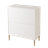 Bahtie Farmhouse Distressed Boho 2 Door Embossed Storage Cabinet With Ring Motif-925146658