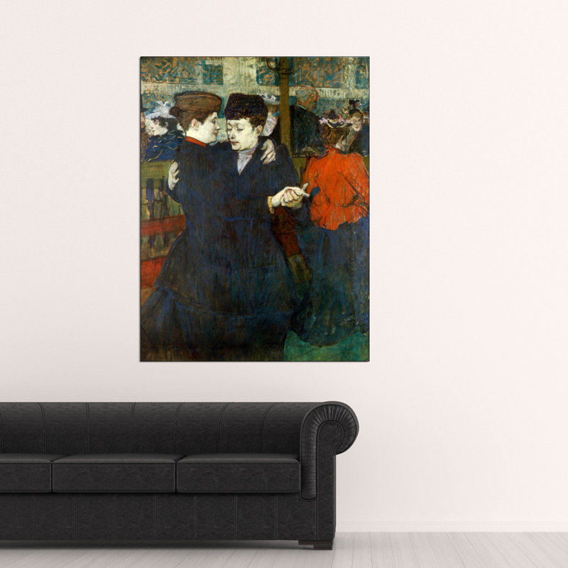 Henri De Toulouse-Lautrec - Wrapped Canvas Painting, 120cm H x 90cm W x 1.8cm D