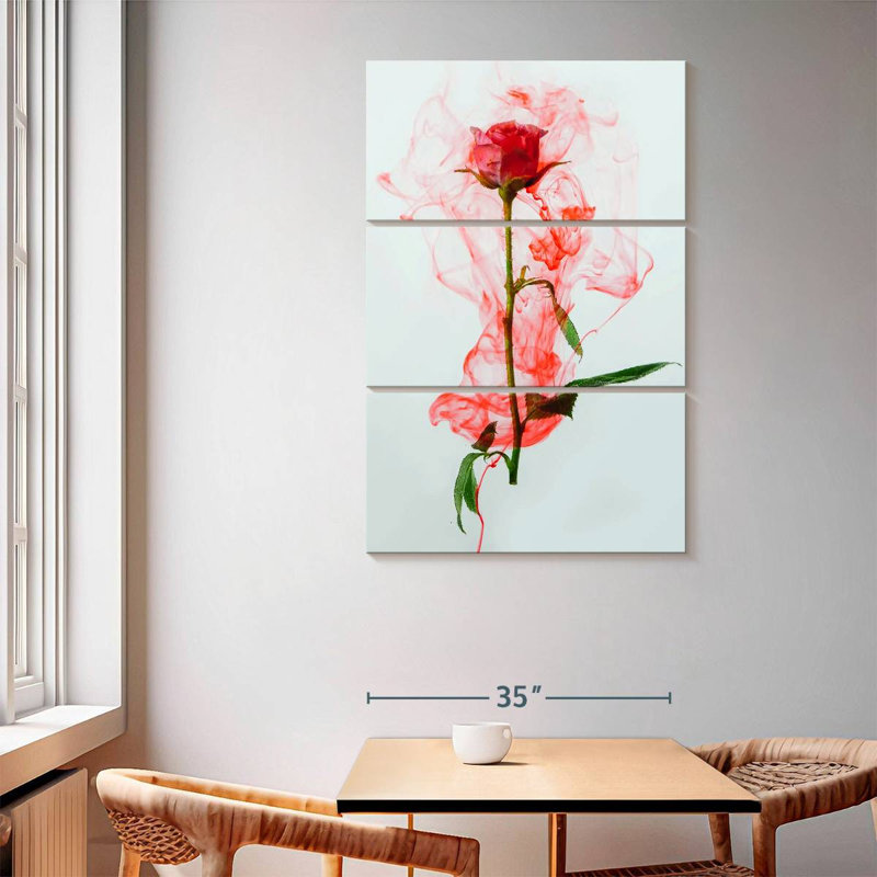 Harnek Rose sous l'eau, H 65 po x l 42 po