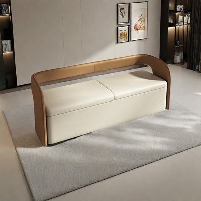 Rozzlyn Upholstered Storage Bench