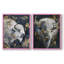ANIMALS Series CXLVII - Reproduction encadrée de qualité supérieure - prête à être accrochée - aucun clou requis - aucun clou requis-369747398-369747397