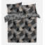 Bodie Charcoal Geometric Duvet Cover Set with Pillowcases — Abstract Graphic Print, Easy Care Polycotton, Sustainable BCI Cotton Bedding-2034482025